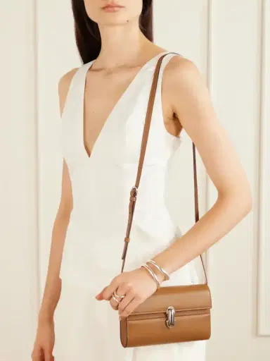 Savette Symmetry Mini Leather Shoulder Bag | Thumbnail 2 Savette Symmetry Mini Leather Shoulder Bag | Thumbnail 2