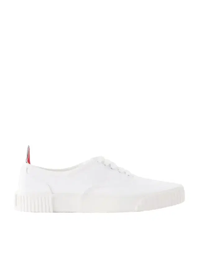 Thom Browne Heritage Grosgrain-trimmed Cotton-canvas Sneakers