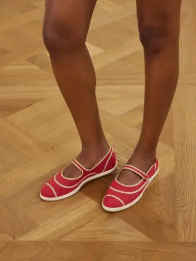 Staud Nora Canvas Espadrille Mary Jane Flats | Thumbnail 2