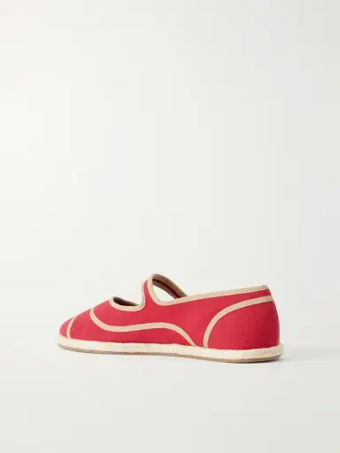 Staud Nora Canvas Espadrille Mary Jane Flats | Thumbnail 3