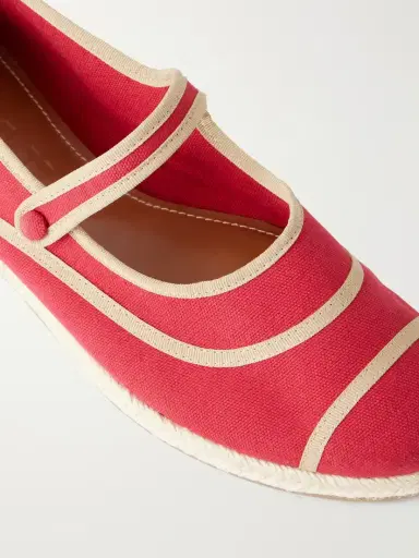 Staud Nora Canvas Espadrille Mary Jane Flats | Thumbnail 5