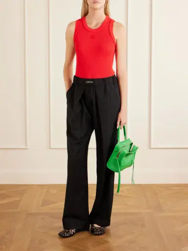 Loewe Anagram-embroidered Ribbed Tank | Thumbnail 2 Loewe Anagram-embroidered Ribbed Tank | Thumbnail 2