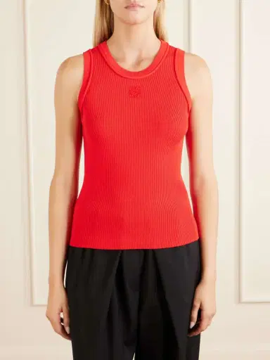 Loewe Anagram-embroidered Ribbed Tank | Thumbnail 3 Loewe Anagram-embroidered Ribbed Tank | Thumbnail 3