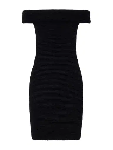 Magda Butrym Off-the-shoulder Knitted Midi Dress | Thumbnail 1 Magda Butrym Off-the-shoulder Knitted Midi Dress | Thumbnail 1