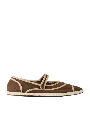 Staud Nora Canvas Espadrille Mary Jane Flats | Thumbnail 1