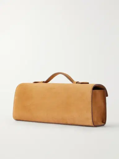 Savette Slim Symmetry Suede Clutch | Thumbnail 4 Savette Slim Symmetry Suede Clutch | Thumbnail 4