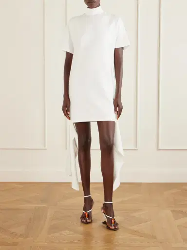 Alaïa Cotton-blend Jersey Mini Dress | Thumbnail 2 Alaïa Cotton-blend Jersey Mini Dress | Thumbnail 2
