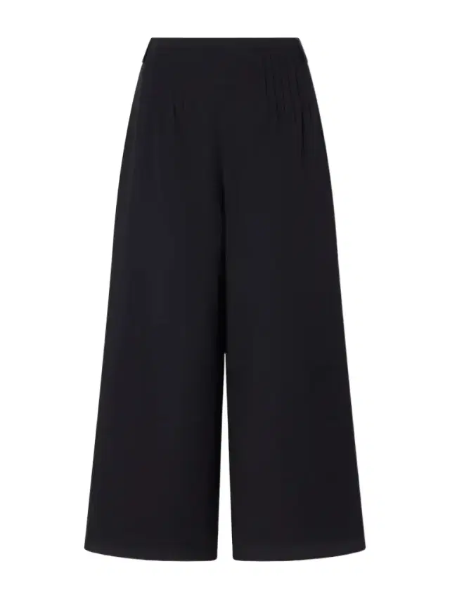 Beatrice Pintucked Cotton Wide-leg Pants