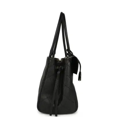 Chanel Chanel Medium "Urban Essential" East West Shopping Tote Black Caviar Gold Hardware | Thumbnail 3