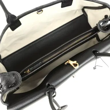 Chanel Chanel Medium "Urban Essential" East West Shopping Tote Black Caviar Gold Hardware | Thumbnail 7