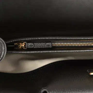 Chanel Chanel Medium "Urban Essential" East West Shopping Tote Black Caviar Gold Hardware | Thumbnail 8