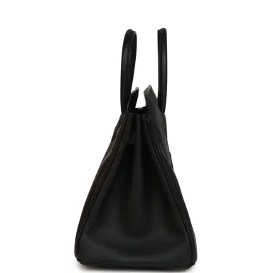 HERMÈS Hermes Birkin 25 Shadow Black Swift Palladium Hardware | Thumbnail 3 HERMÈS Hermes Birkin 25 Shadow Black Swift Palladium Hardware | Thumbnail 3