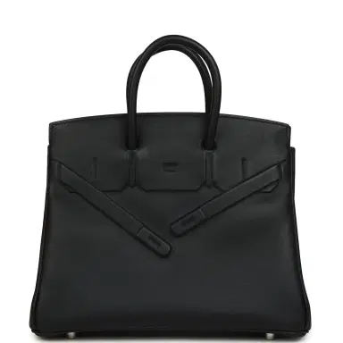 HERMÈS Hermes Birkin 25 Shadow Black Swift Palladium Hardware | Thumbnail 1 HERMÈS Hermes Birkin 25 Shadow Black Swift Palladium Hardware | Thumbnail 1