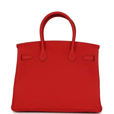 HERMÈS Hermes Birkin 30 Rouge de Coeur Togo Gold Hardware | Thumbnail 4 HERMÈS Hermes Birkin 30 Rouge de Coeur Togo Gold Hardware | Thumbnail 4