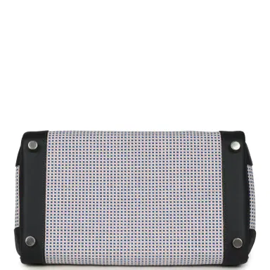 HERMÈS Hermes Birkin Quadrille 25 Caban Swift and Toile Palladium Hardware | Thumbnail 6 HERMÈS Hermes Birkin Quadrille 25 Caban Swift and Toile Palladium Hardware | Thumbnail 6