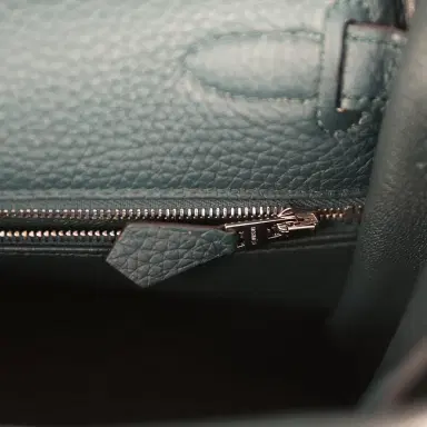 HERMÈS Hermes Kelly Retourne 28 Vert Cypress Clemence Palladium Hardware | Thumbnail 8 HERMÈS Hermes Kelly Retourne 28 Vert Cypress Clemence Palladium Hardware | Thumbnail 8