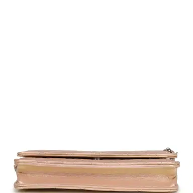 Chanel Pre-owned Chanel Classic Wallet On Chain Pink Iridescent Calfskin Silver Hardware | Thumbnail 6 Chanel Pre-owned Chanel Classic Wallet On Chain Pink Iridescent Calfskin Silver Hardware | Thumbnail 6
