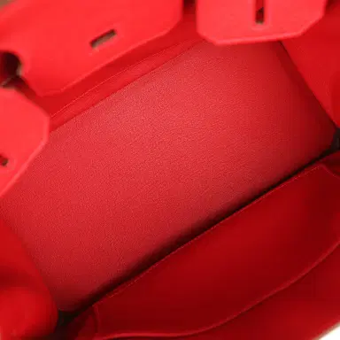 HERMÈS Pre-owned Hermes Birkin 30 Rouge Casaque Togo Palladium Hardware | Thumbnail 8 HERMÈS Pre-owned Hermes Birkin 30 Rouge Casaque Togo Palladium Hardware | Thumbnail 8