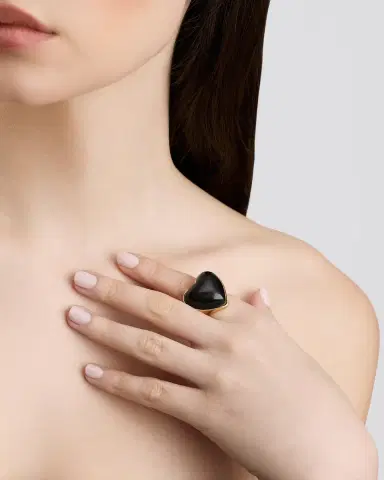 Jennifer Fisher Semi-Precious Heart Ring | Thumbnail 2 Jennifer Fisher Semi-Precious Heart Ring | Thumbnail 2