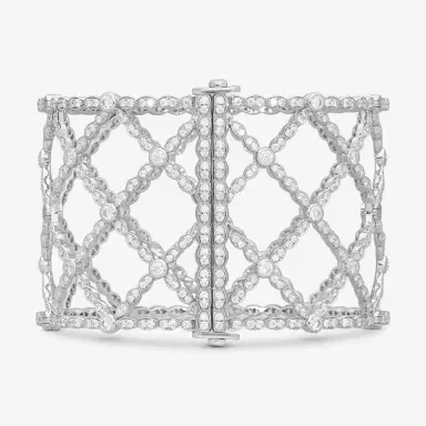 Hearts On Fire Hearts On Fire Lorelei Lattice 18K White Gold Diamond Bracelet by The Solist | Thumbnail 3