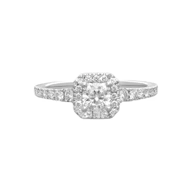 Hearts On Fire Hearts On Fire Transcend Premier Dream 18K White Gold Ring Sz. 6.75 by The Solist | Thumbnail 1
