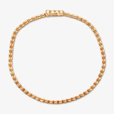 Mémoire Mémoire Milgrain 18K Rose Gold Line Diamond Tennis Bracelet by The Solist | Thumbnail 2 Mémoire Mémoire Milgrain 18K Rose Gold Line Diamond Tennis Bracelet by The Solist | Thumbnail 2