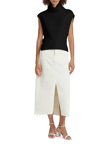 Simkhai Women's Maple Ribbed Sleeveless Top - Black - Size XL | Thumbnail 2 Simkhai Women's Maple Ribbed Sleeveless Top - Black - Size XL | Thumbnail 2