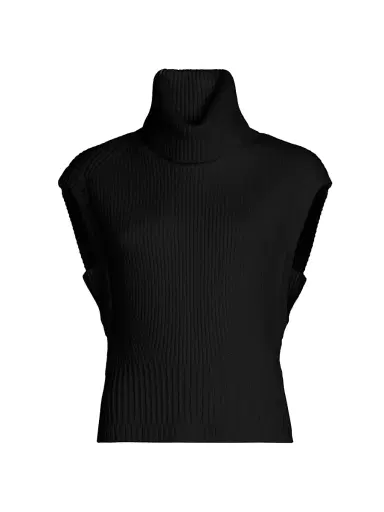 Simkhai Women's Maple Ribbed Sleeveless Top - Black - Size XL | Thumbnail 1 Simkhai Women's Maple Ribbed Sleeveless Top - Black - Size XL | Thumbnail 1