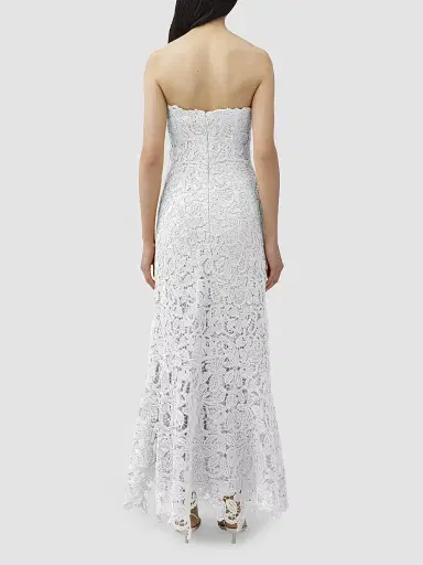 Simkhai Women's Sera Bustier Maxi Dress - Ivory - Size XL | Thumbnail 3 Simkhai Women's Sera Bustier Maxi Dress - Ivory - Size XL | Thumbnail 3
