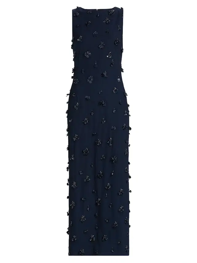 SIMKHAI Women's Claudia Embellished Cocktail Dress - Midnight