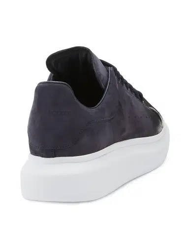 Alexander McQueen Men's Oversized Spray-Toe Suede Sneakers | Thumbnail 3 Alexander McQueen Men's Oversized Spray-Toe Suede Sneakers | Thumbnail 3