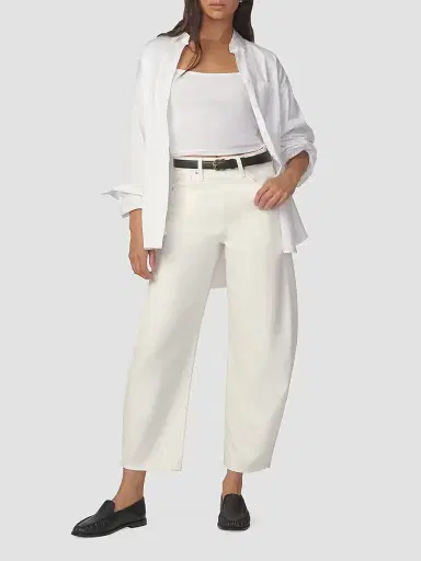 Joe's Jeans Women's The Billie Cropped Barrel Jeans | Thumbnail 2 Joe's Jeans Women's The Billie Cropped Barrel Jeans | Thumbnail 2