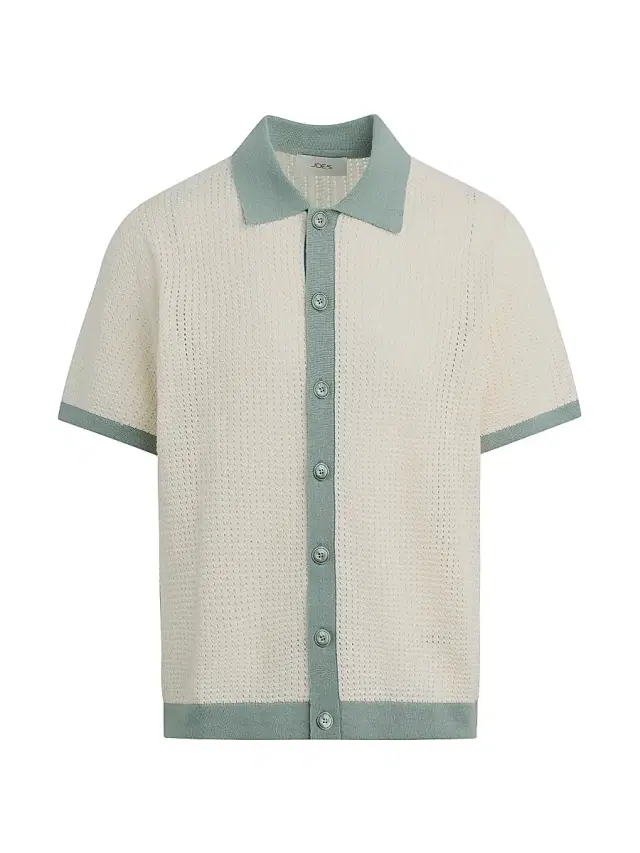 Joe's Jeans Men's Cabana Crochet Cardigan - Egret
