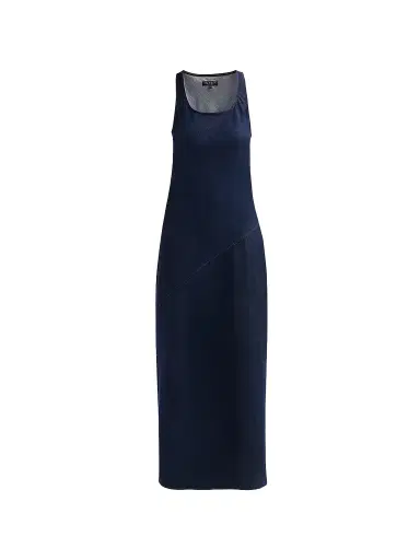 rag & bone Women's Daisy Sleeveless Denim Maxi Dress - Ocean Rinse - Size 12 | Thumbnail 1