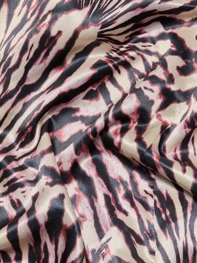Ulla Johnson Women's Oriana Zebra-Print Satin A-Line Maxi Dress | Thumbnail 7