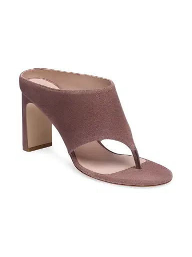 Stuart Weitzman Women's Babette 85MM Suede Sandals - Almost Mauve - Size 9.5 | Thumbnail 2 Stuart Weitzman Women's Babette 85MM Suede Sandals - Almost Mauve - Size 9.5 | Thumbnail 2