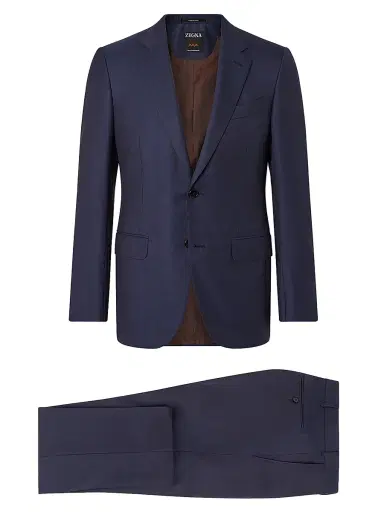 Zegna Men's Oasi Cashmere Suit - Dark Blue - Size 46 | Thumbnail 2