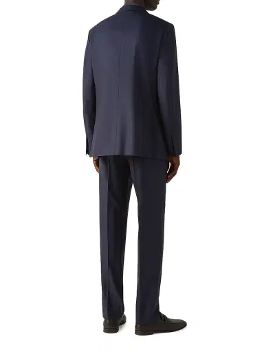 Zegna Men's Oasi Cashmere Suit - Dark Blue - Size 46 | Thumbnail 3
