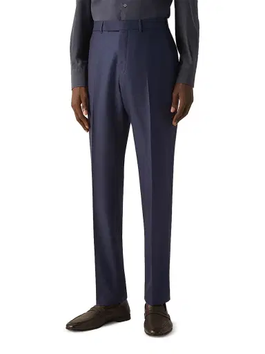 Zegna Men's Oasi Cashmere Suit - Dark Blue - Size 46 | Thumbnail 4