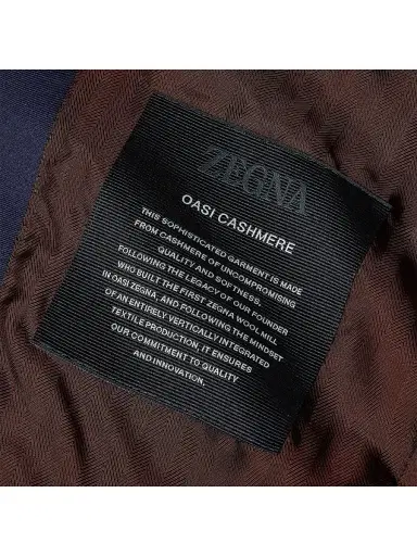 Zegna Men's Oasi Cashmere Suit - Dark Blue - Size 46 | Thumbnail 5