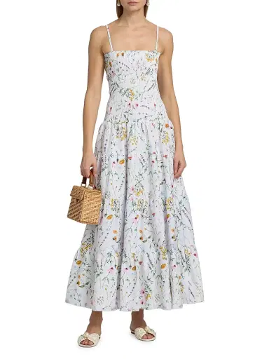 Peixoto Women's Clementine Floral Cotton Maxi Dress | Thumbnail 2 Peixoto Women's Clementine Floral Cotton Maxi Dress | Thumbnail 2