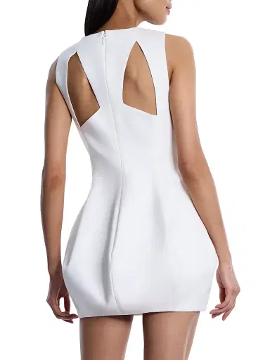 BCBGMAXAZRIA Women's Structured Bubble Minidress - Gardenia - Size 14 | Thumbnail 6 BCBGMAXAZRIA Women's Structured Bubble Minidress - Gardenia - Size 14 | Thumbnail 6