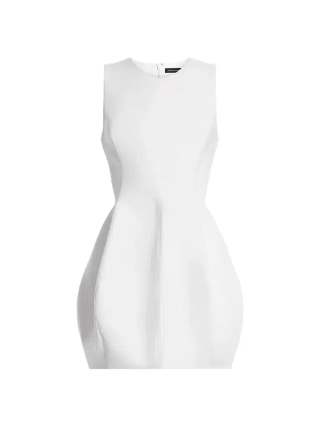 Women's Structured Bubble Minidress - Gardenia