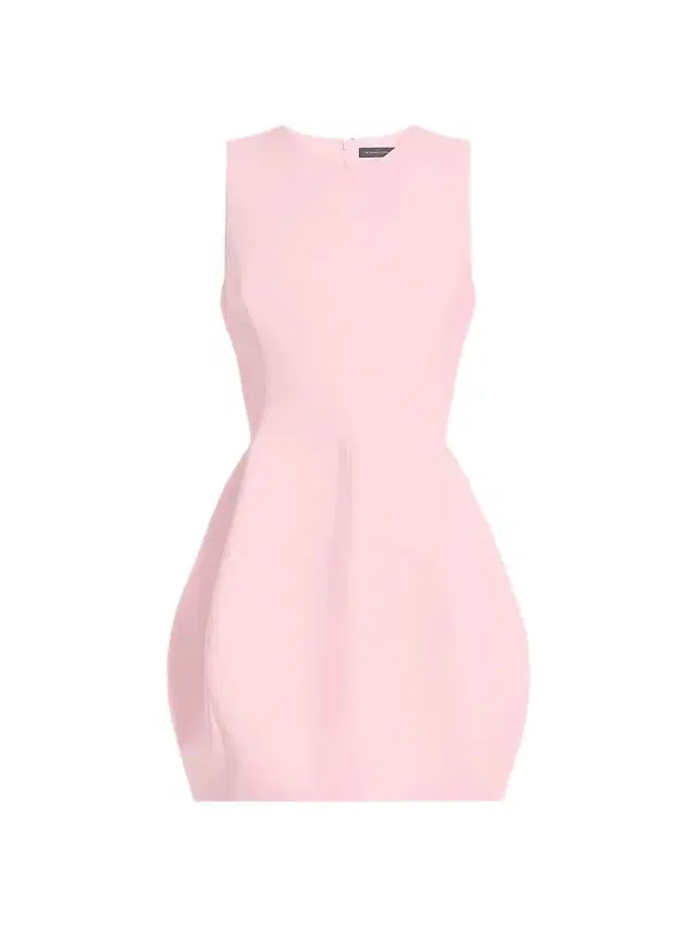 Women's Structured Bubble Minidress - Pink Blush