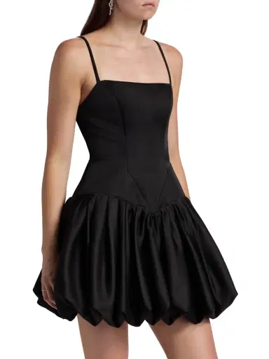 BCBGMAXAZRIA Women's Sleeveless Bubble Minidress - Black | Thumbnail 4 BCBGMAXAZRIA Women's Sleeveless Bubble Minidress - Black | Thumbnail 4