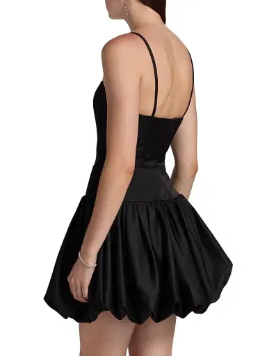 BCBGMAXAZRIA Women's Sleeveless Bubble Minidress - Black | Thumbnail 5 BCBGMAXAZRIA Women's Sleeveless Bubble Minidress - Black | Thumbnail 5