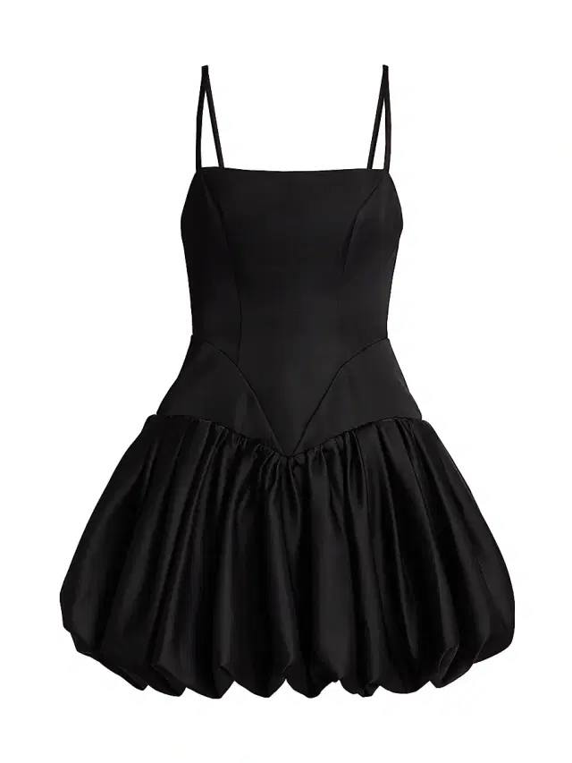 BCBGMAXAZRIA Women's Sleeveless Bubble Minidress - Black