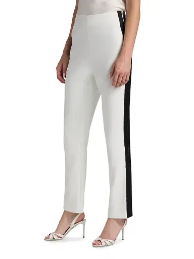 BCBGMAXAZRIA Women's Slim Tapered Tuxedo Pants | Thumbnail 4 BCBGMAXAZRIA Women's Slim Tapered Tuxedo Pants | Thumbnail 4