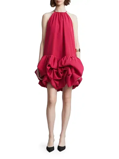 BCBGMAXAZRIA Women's Carmen Swing Ruffled Minidress - Granita | Thumbnail 2 BCBGMAXAZRIA Women's Carmen Swing Ruffled Minidress - Granita | Thumbnail 2
