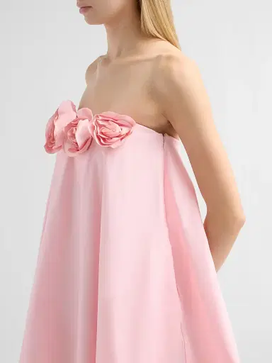 As It May Women's Nerisia 3D Floral Strapless Trapeze Minidress - Peony - Size XXL | Thumbnail 5 As It May Women's Nerisia 3D Floral Strapless Trapeze Minidress - Peony - Size XXL | Thumbnail 5